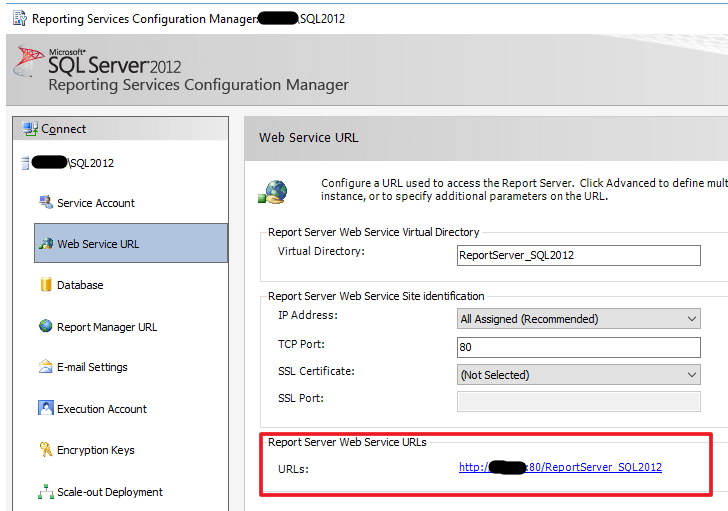 SSRS Configuration Manager