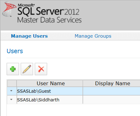 Edit user permissions in SQL Server Master Data Services