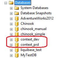 DEV and PRD Versions of context Database