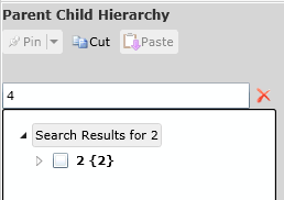 Search Parent in MDS Hierarchy