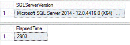 SQL Server DBCC CHECKDB run on SQL Server 2014