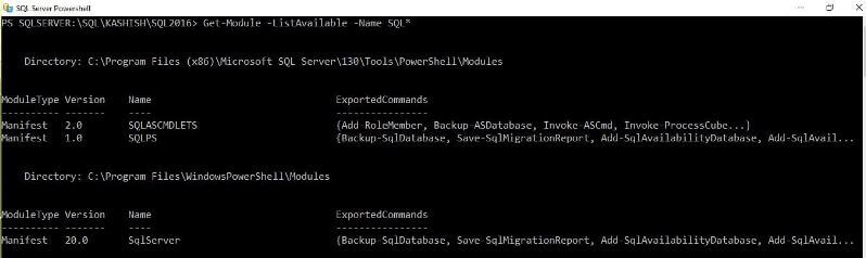 After downloading SQL Server 2016 Management Studio here are the updated modules