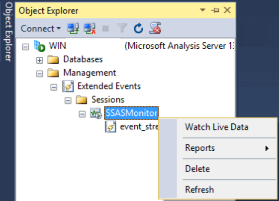 Watch Live Data from SQL Server Extended Events