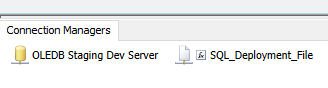 SSIS Package Connection Mangers