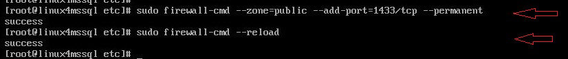 open sql server port on firewall