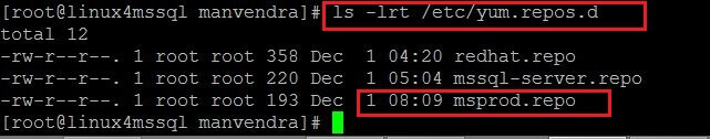 Run the ls -lrt command to display all the files present in that folder