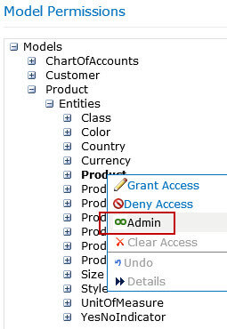 assign user as entity administrator