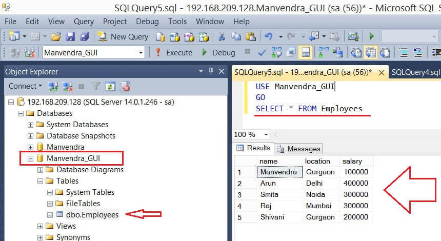 Validate the SQL Server database restore