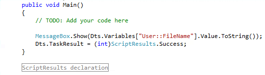 ScriptTask Code