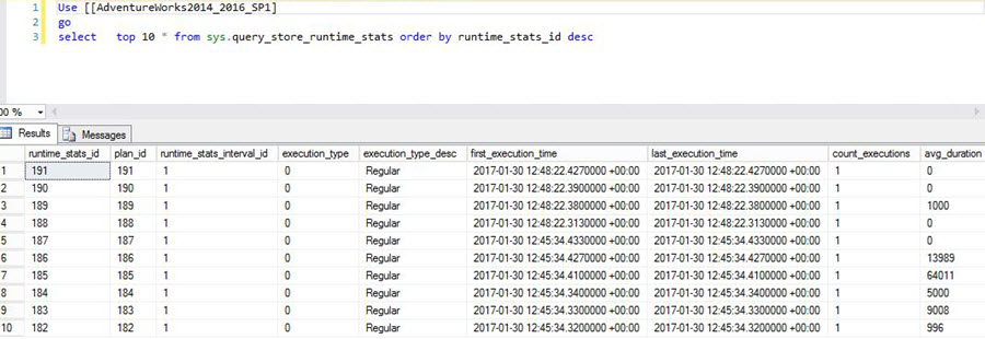 Query Store Data in Cloned SQL Server Database