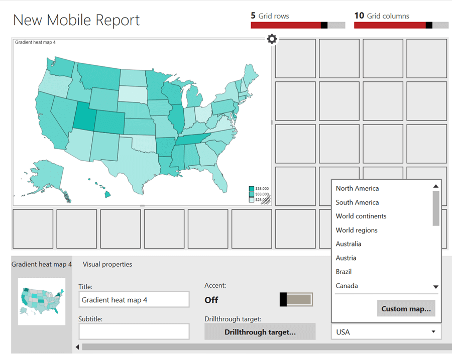 New Custom Map in SQL Server Mobile Report Publisher