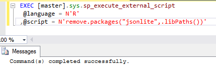 Remove Package in SSMS