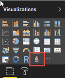 New Visual buton - Description: New visualization button in gallery.