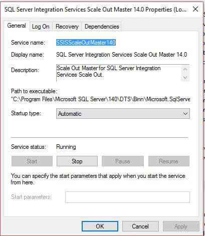 SSISScaleOutMaster140 Windows Service