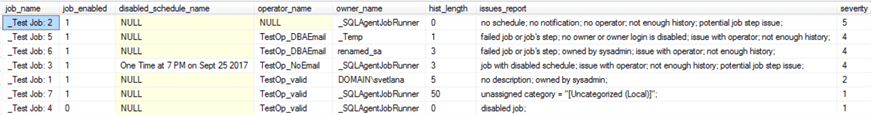 Jobs Check Results #1