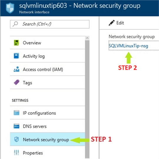 Network Security Group in Microsoft Azure