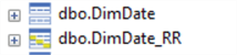 dbo.DimDate Round Robin Distribution Tables
