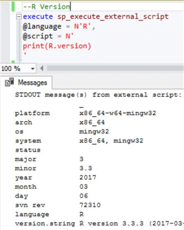 R Server - Description: Sample Script to test R Server