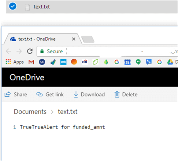 One Drive - Description: OneDrive  File