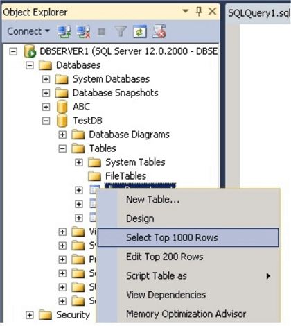 SQL Server Management Studio Productivity Tips