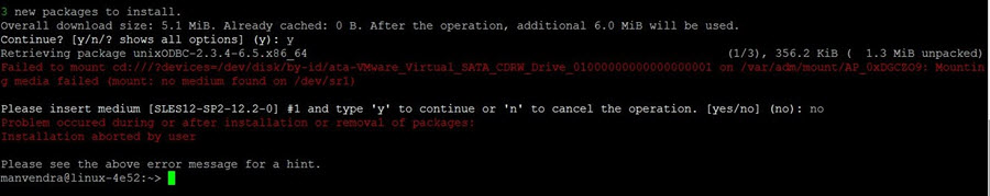 install SQL Server tools error