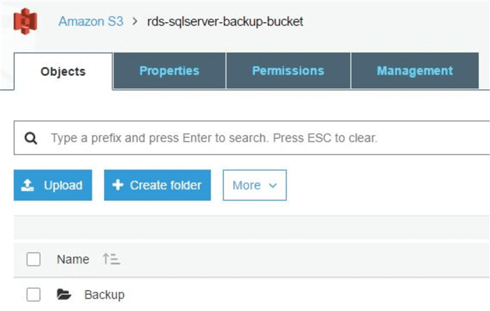 Create Amazon S3 Bucket 