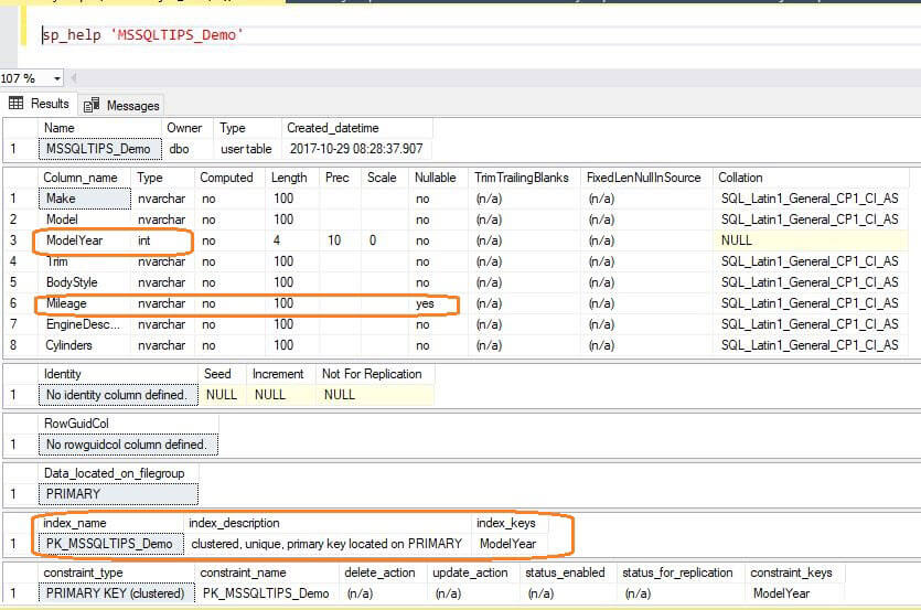 Column changes from the Import Flat File Wizard in SQL Server Management Studio