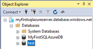 SQL Azure new database created - Description: SQL Azure new database created