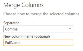 merge columns