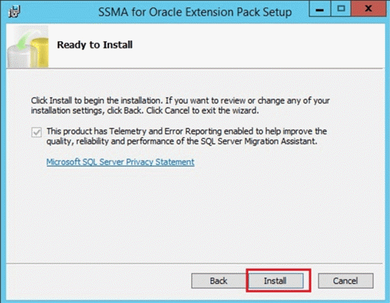 SSMA Oracle Extension Pack