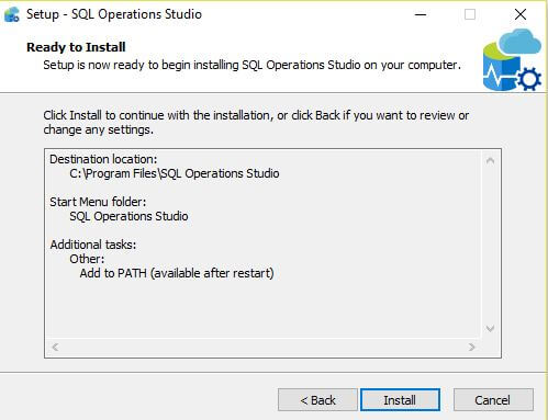 Microsoft SQL Operations Studio Installation review