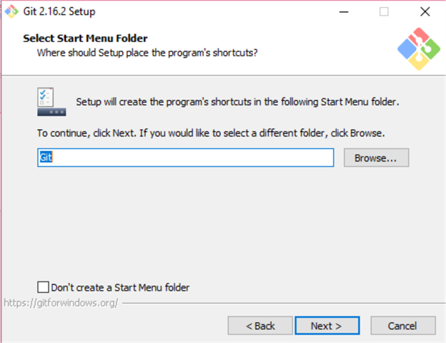 select start menu folder