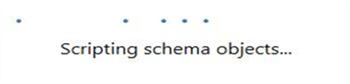 Progress of schema scripting