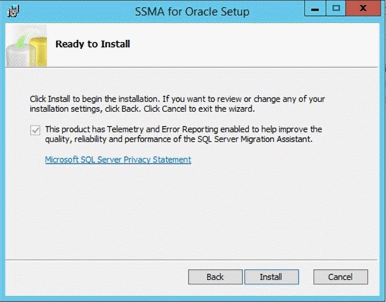 ssma for oracle installer