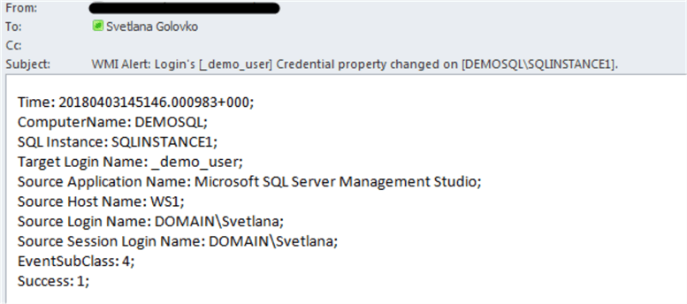 Login property change email (credential settings)