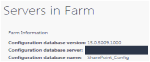servers in farm