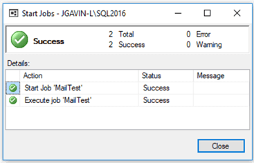 Sql 2005 agent job notification email