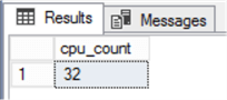 cpu count