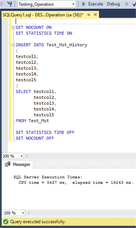 user Marquee Pearly Optimize Moving SQL Server Data From One Table to Another Table