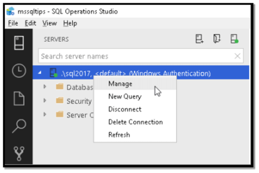 Image 5: Launch SQL Server Agent Extension