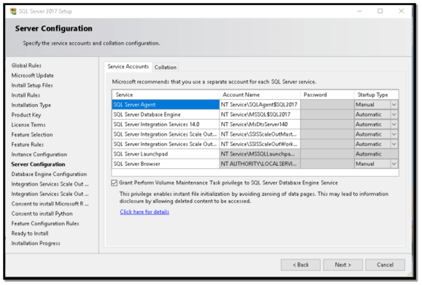 sql developer edition install server configuration