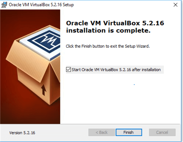 installing oracle virutalbox