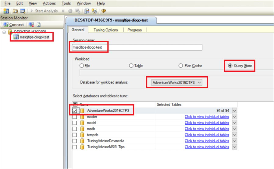 SQL Server Database Engine Tuning Advisor