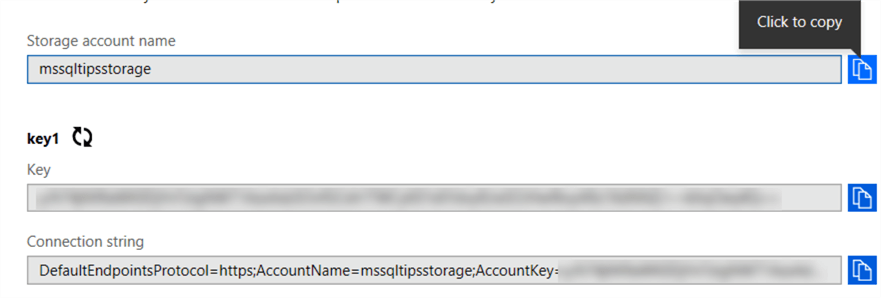 copy access key