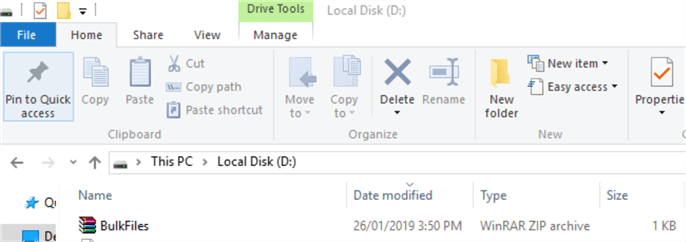 BulkFiles from the SSIS Package with 7-Zip