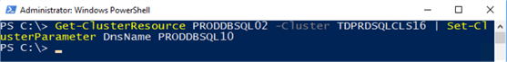powershell command get cluster resource