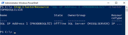 upgrade sql server failover clustered instance 019