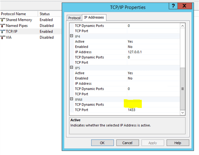 sql server configuration manager tcp ip properties
