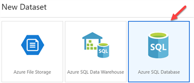 Add the SQL DB dataset.