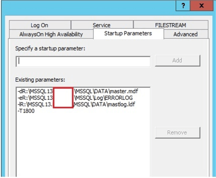 Add trace flag as a startup parameter in SQL Server